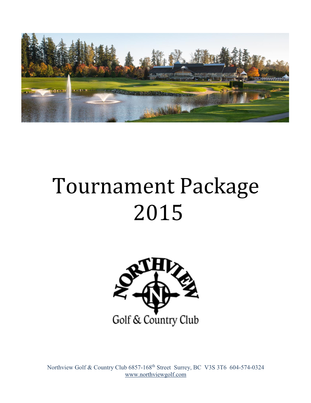 Tournament Package 2015