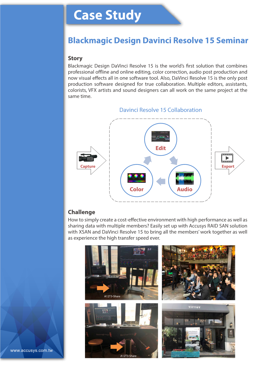 Case Study Blackmagic Design Davinci Resolve 15 Seminar