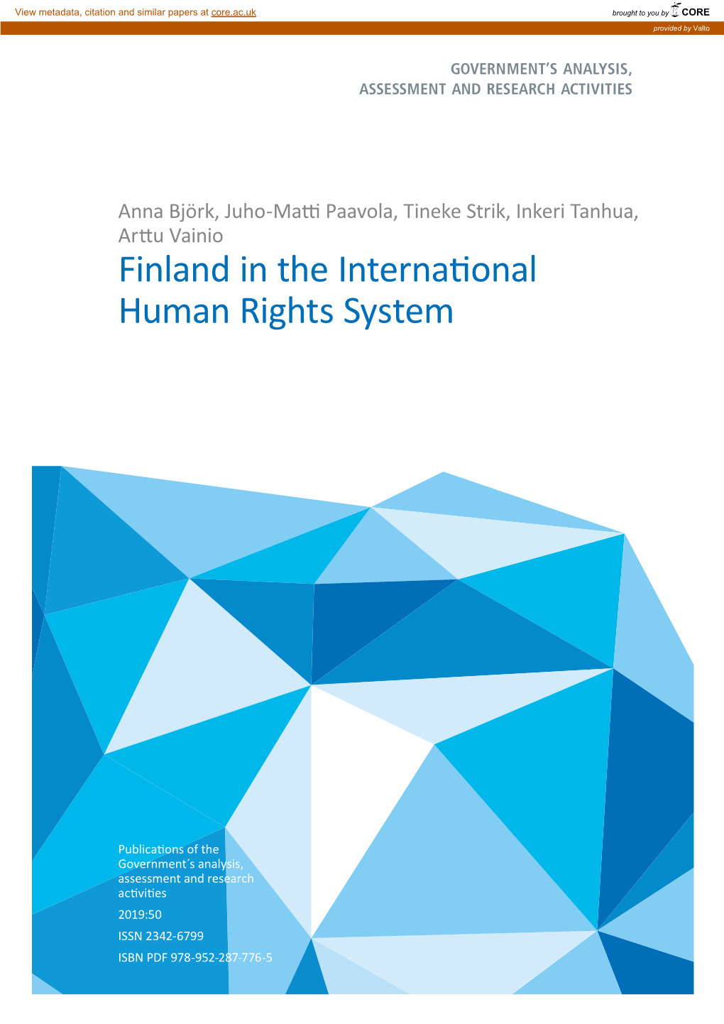 Finland in the International Human Rights System