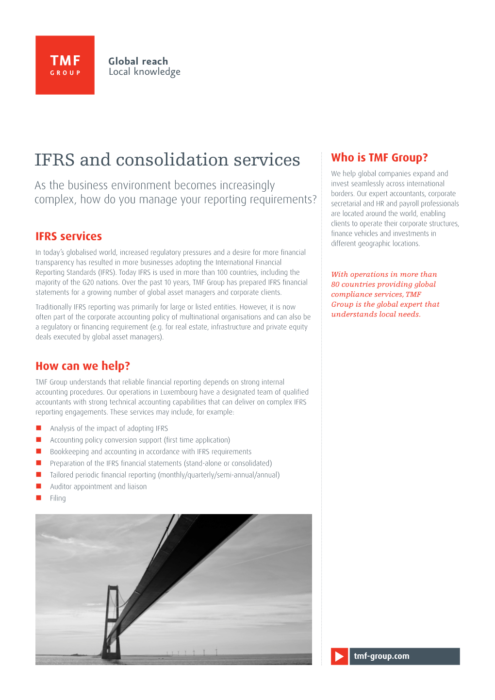 IFRS and Consolidation Services
