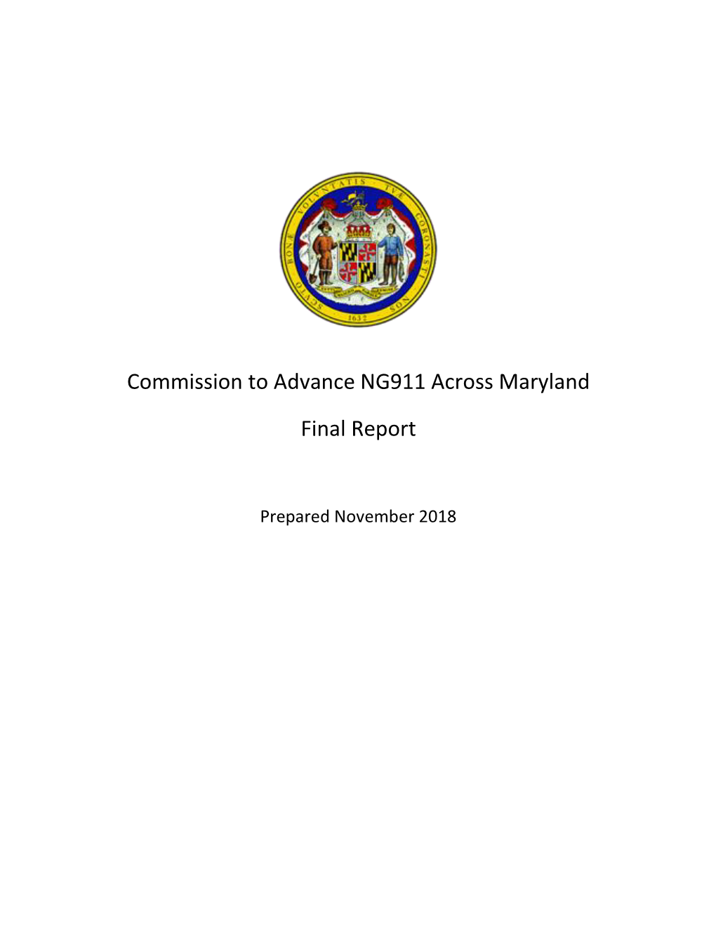 Commission to Advance NG911 Across Maryland Final Report