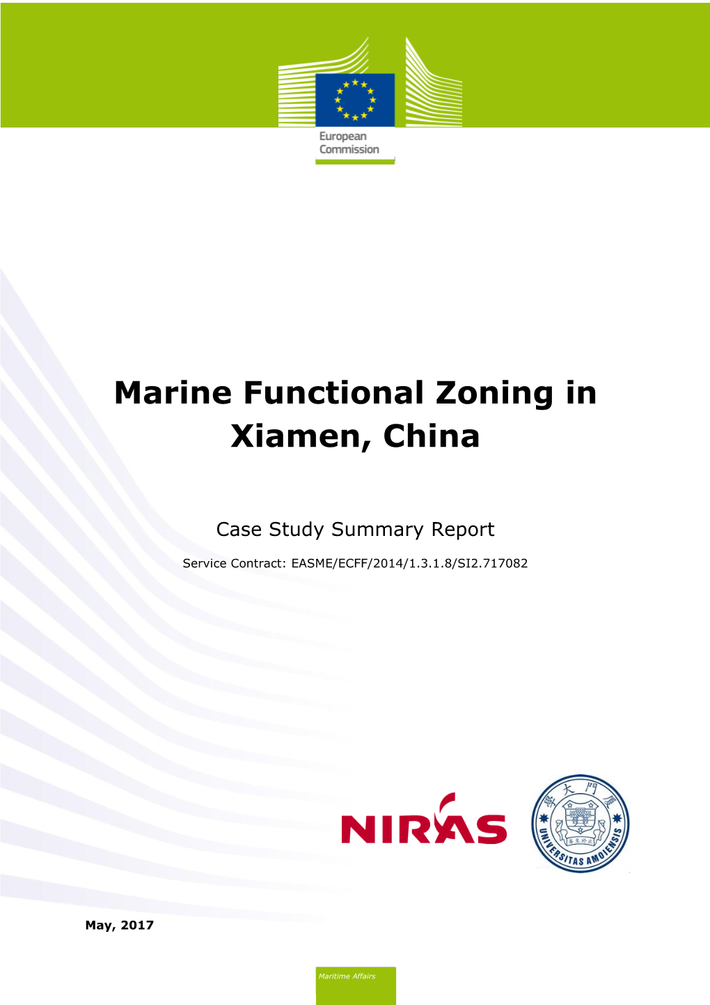Marine Functional Zoning in Xiamen, China