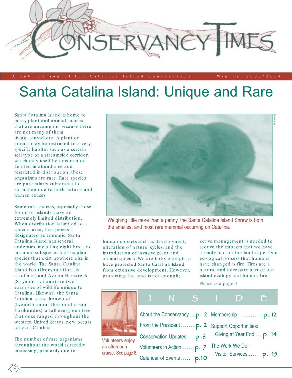 Santa Catalina Island: Unique and Rare