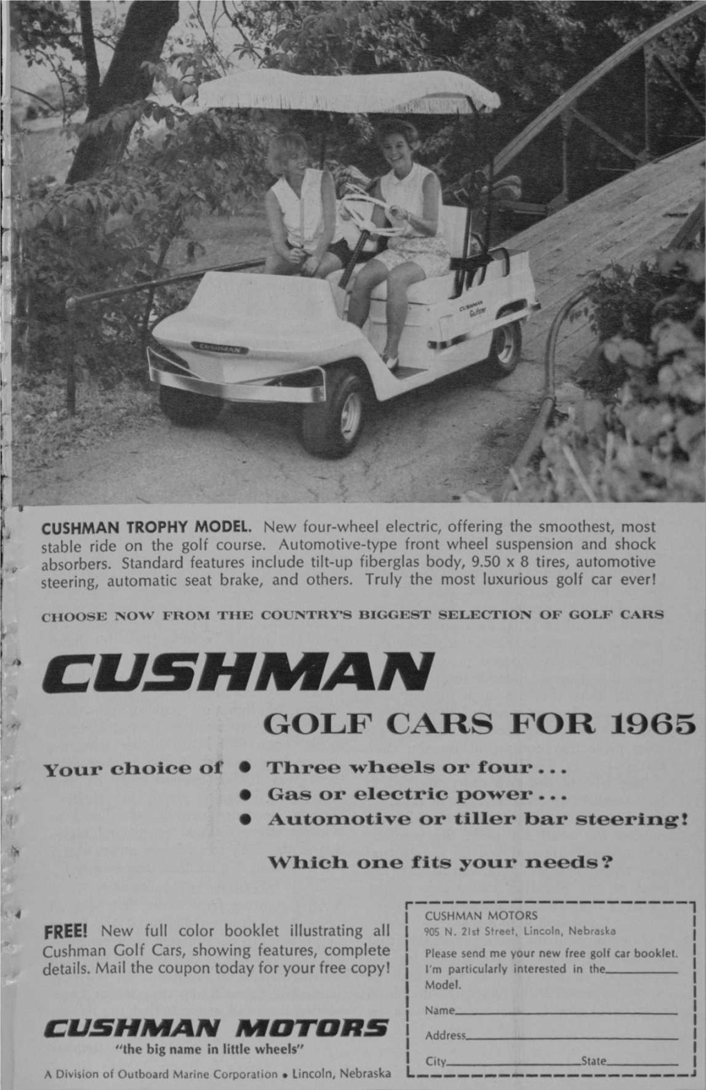 Cushman Trophy Model