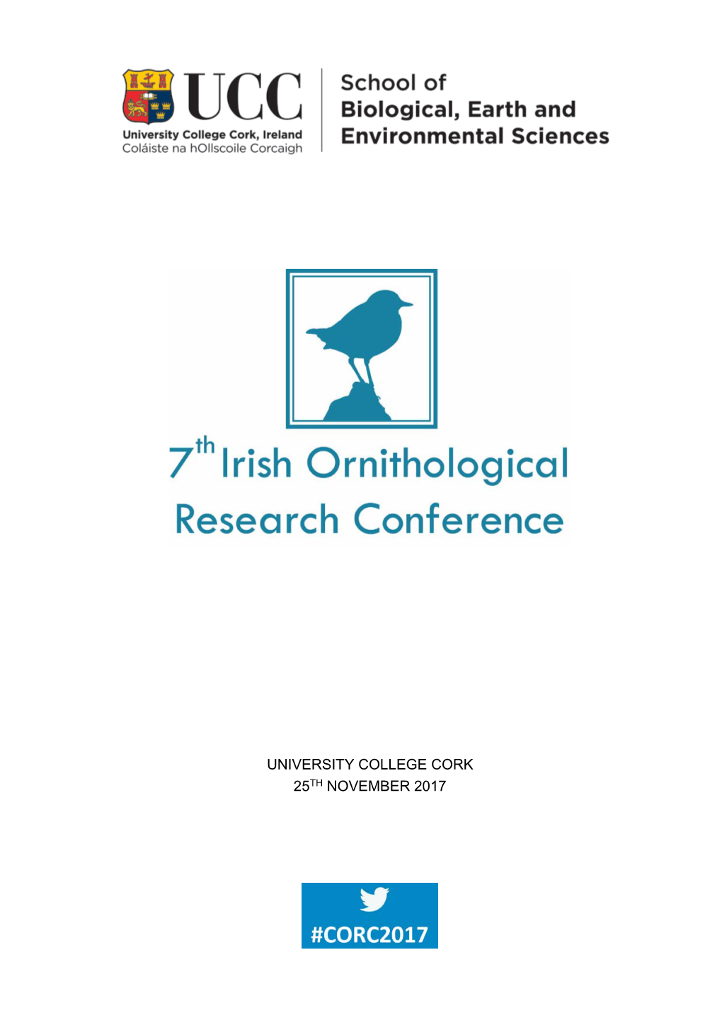 BOOK of ABSTRACTS | 1 7Th Irish Ornithological Research Conference