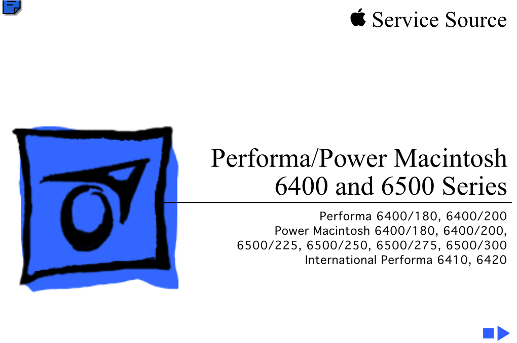 Performa/Power Macintosh 6400 and 6500 Series
