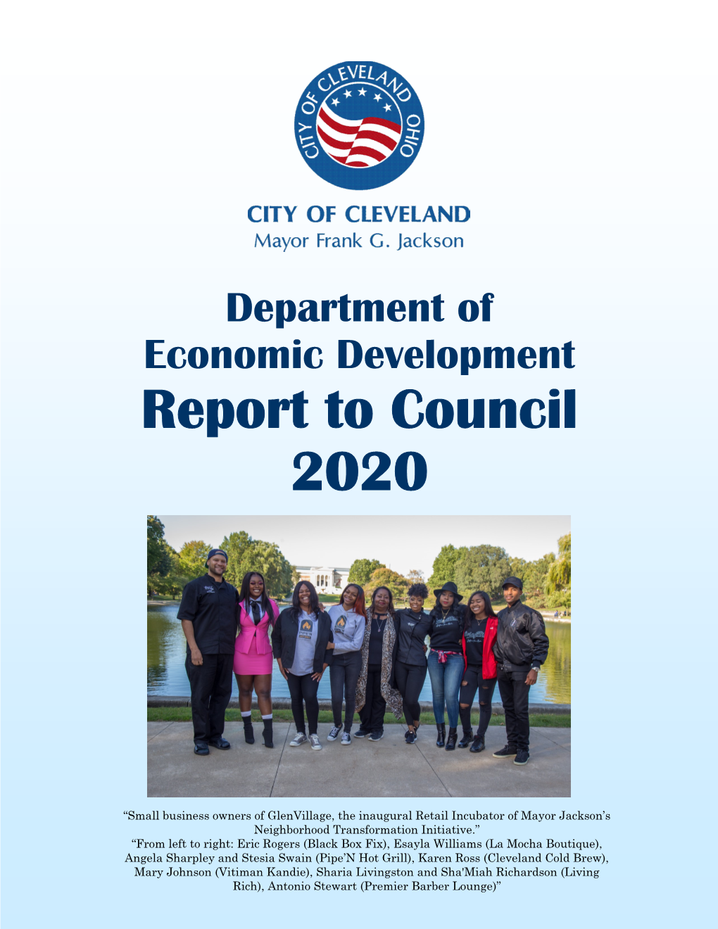 Report to Council 2020