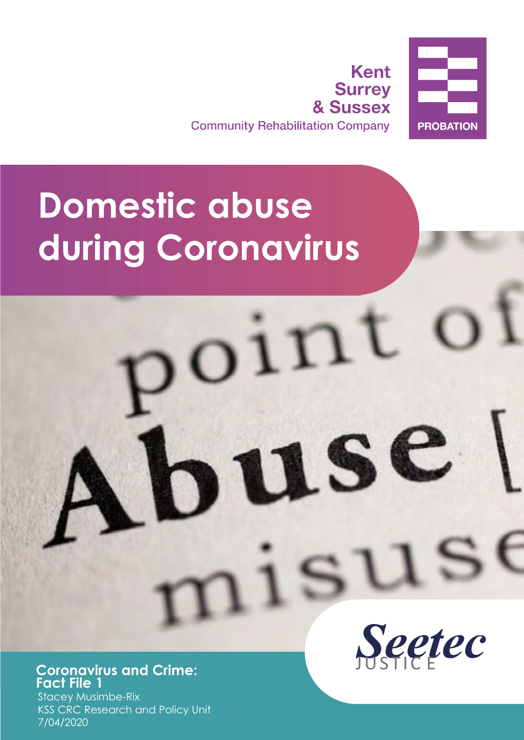 Domestic Abuse During Coronavirus