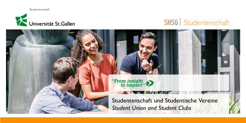 Studentenschaft Und Studentische Vereine Student Union and Student