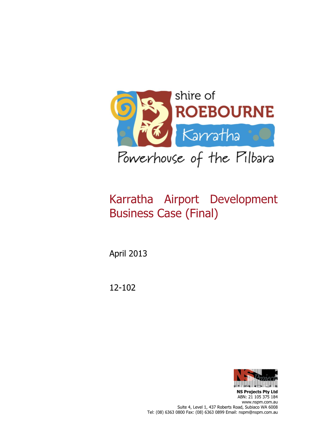 Karratha Airport Development Business Case (Final)