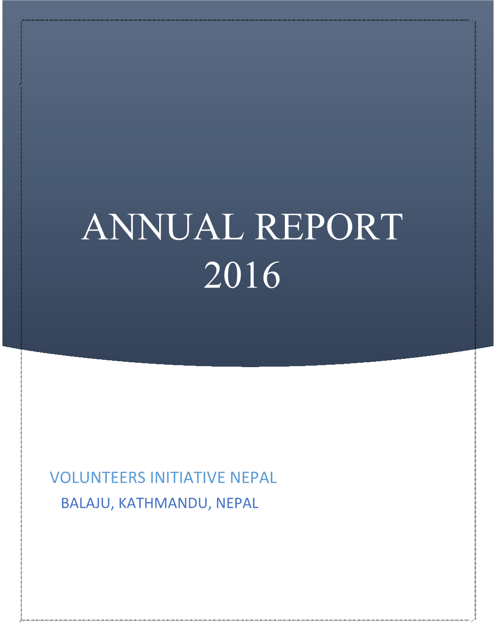 Annual Report 2016