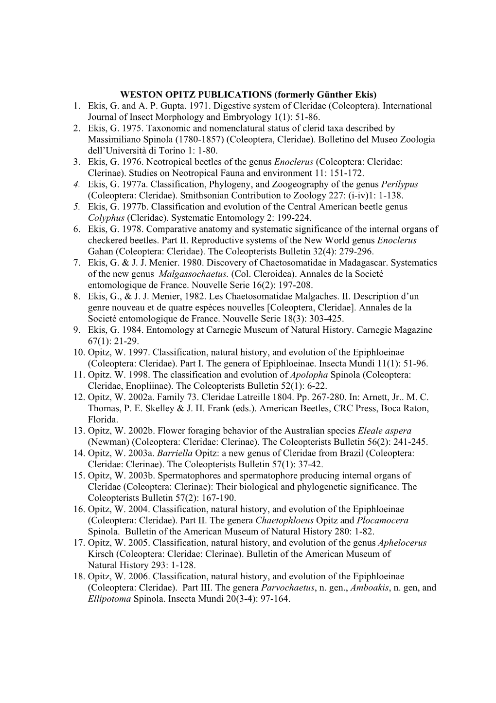 (Coleoptera). International Journal of Insect Morphology and Embryology 1(1): 51-86