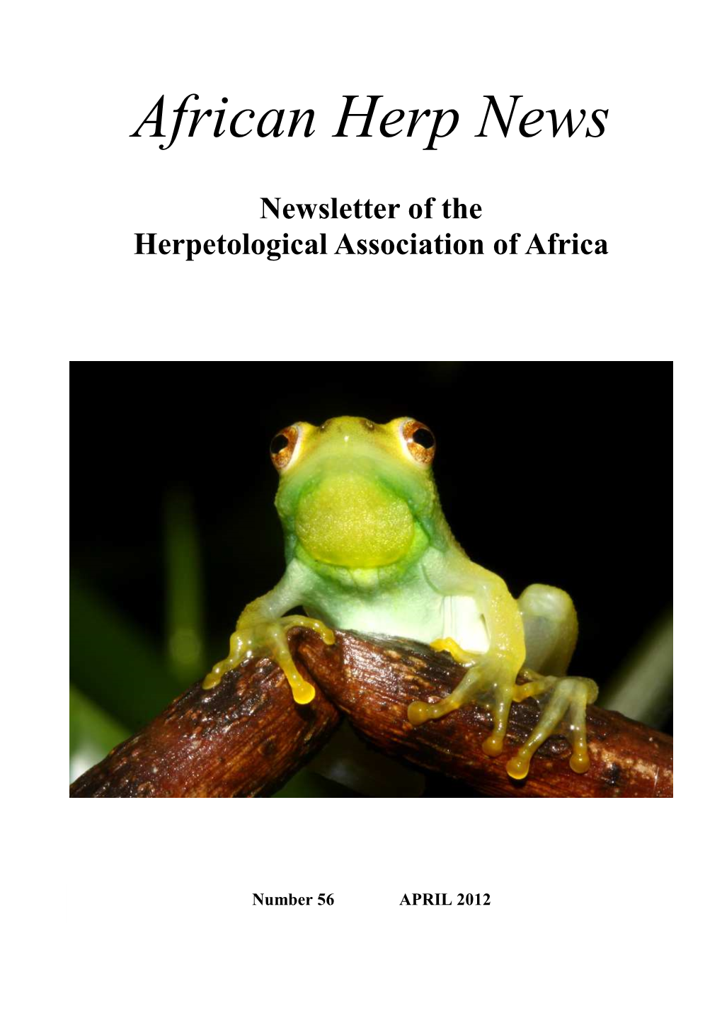 African Herp News