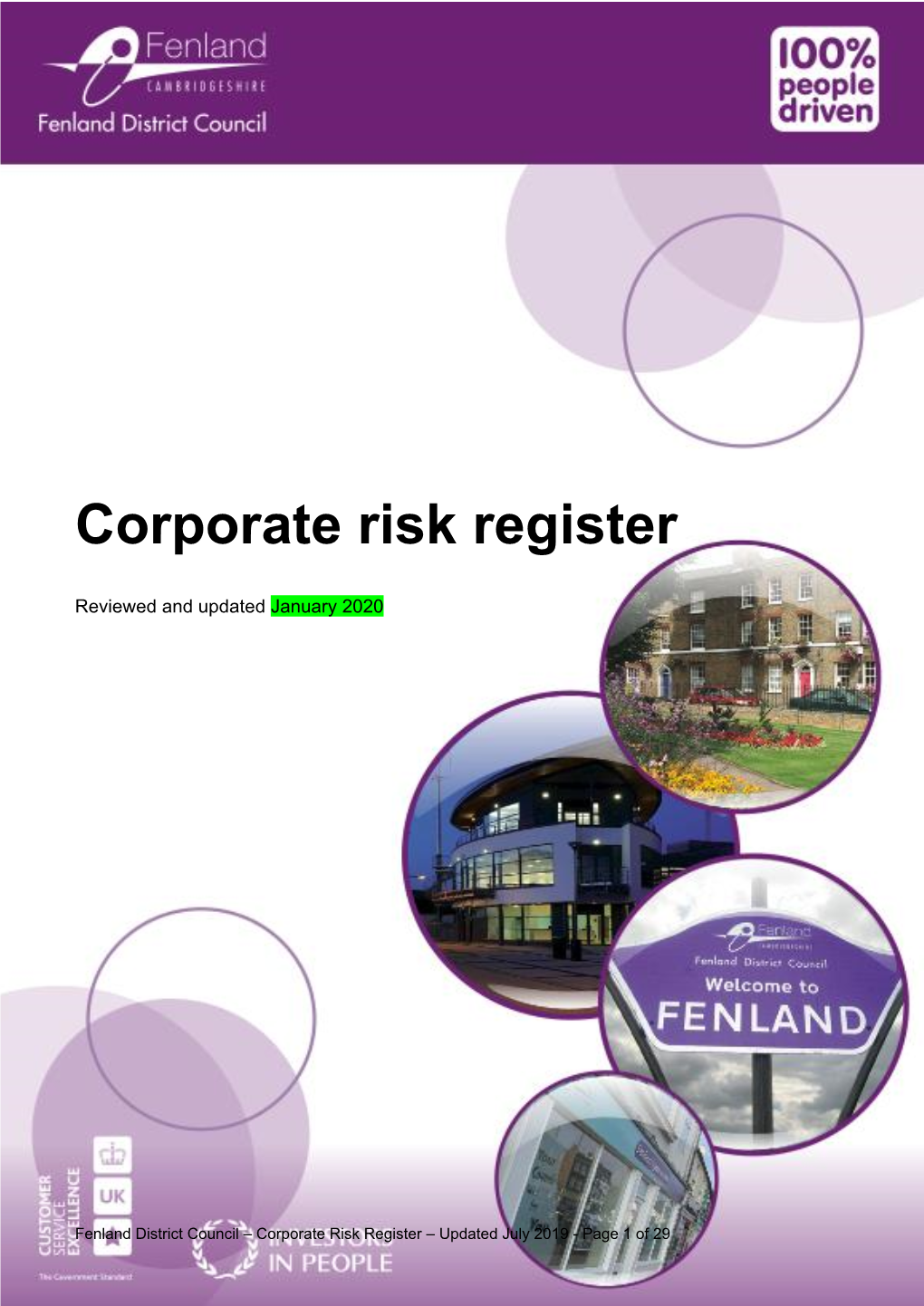 Corporate Risk Register