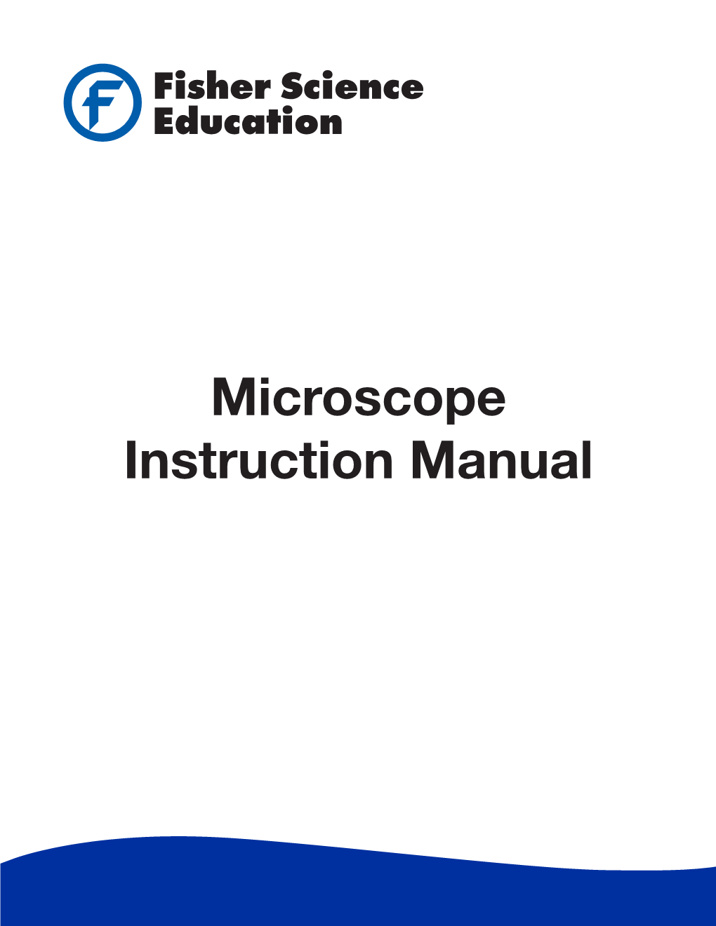 Fisher Science Education Microscope Instruction Guide