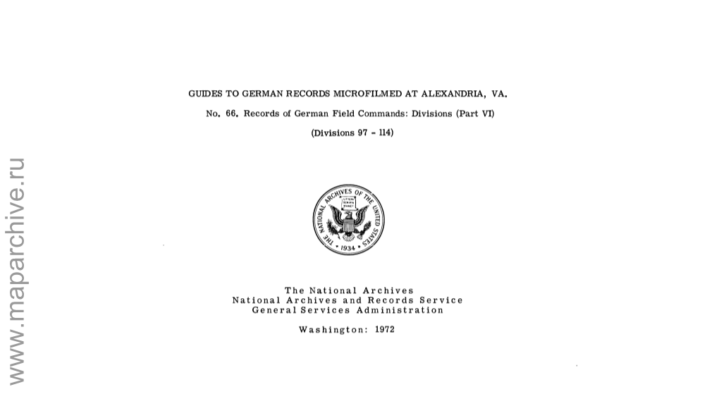 This Finding Aid Has Been Prepared by the National Archives As Part of Its Program of Facilitating the Use of Records in Its Custody