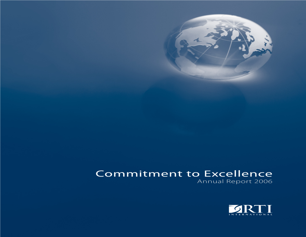 2006 Annual Report: Commitment to Excellence