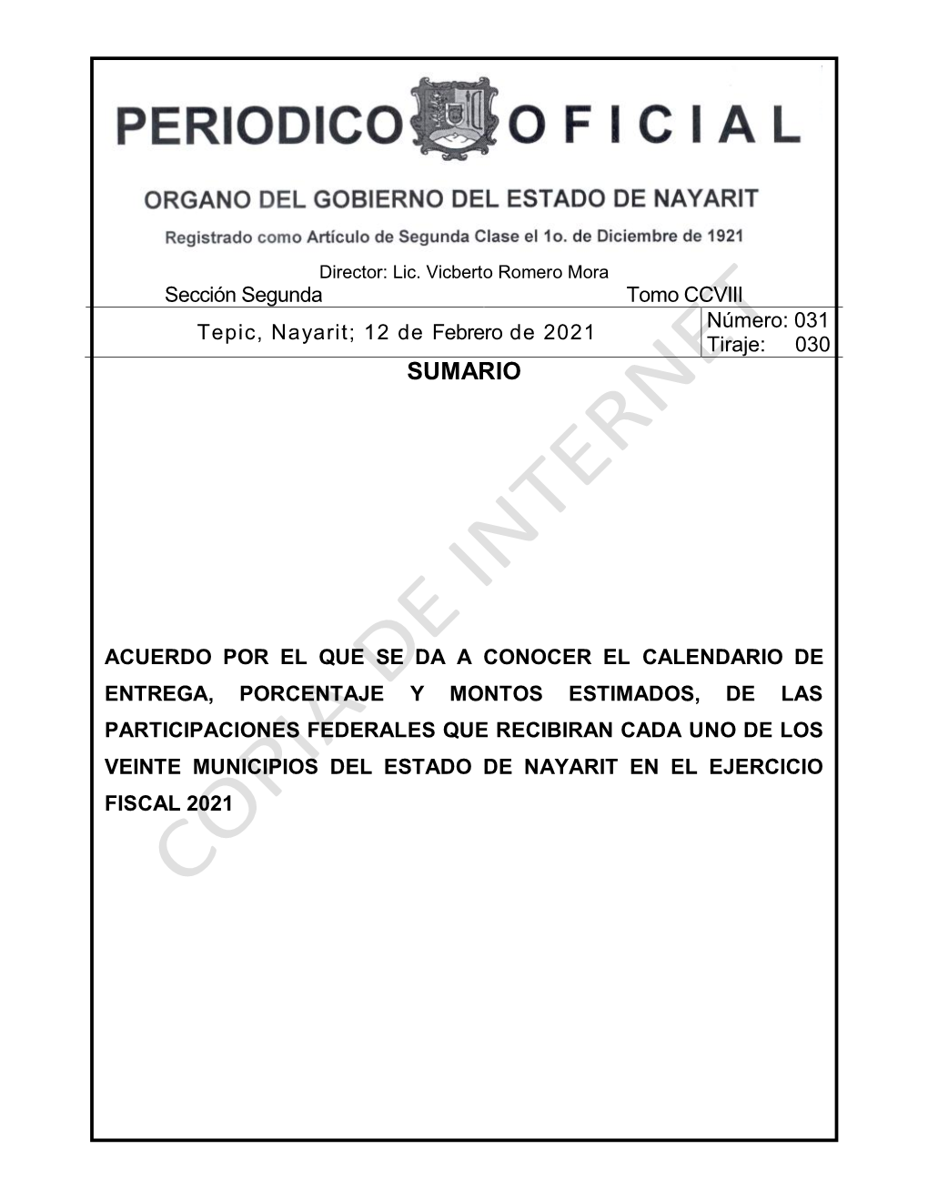 Calendario De Entrega 2021.Pdf