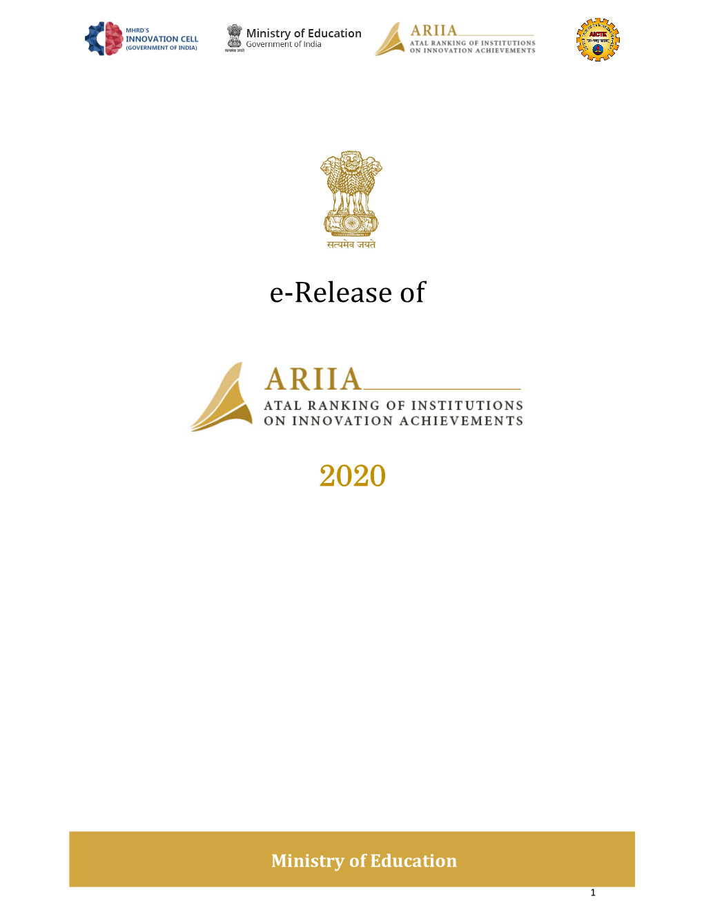 ARIIA Ranking 2020 Report