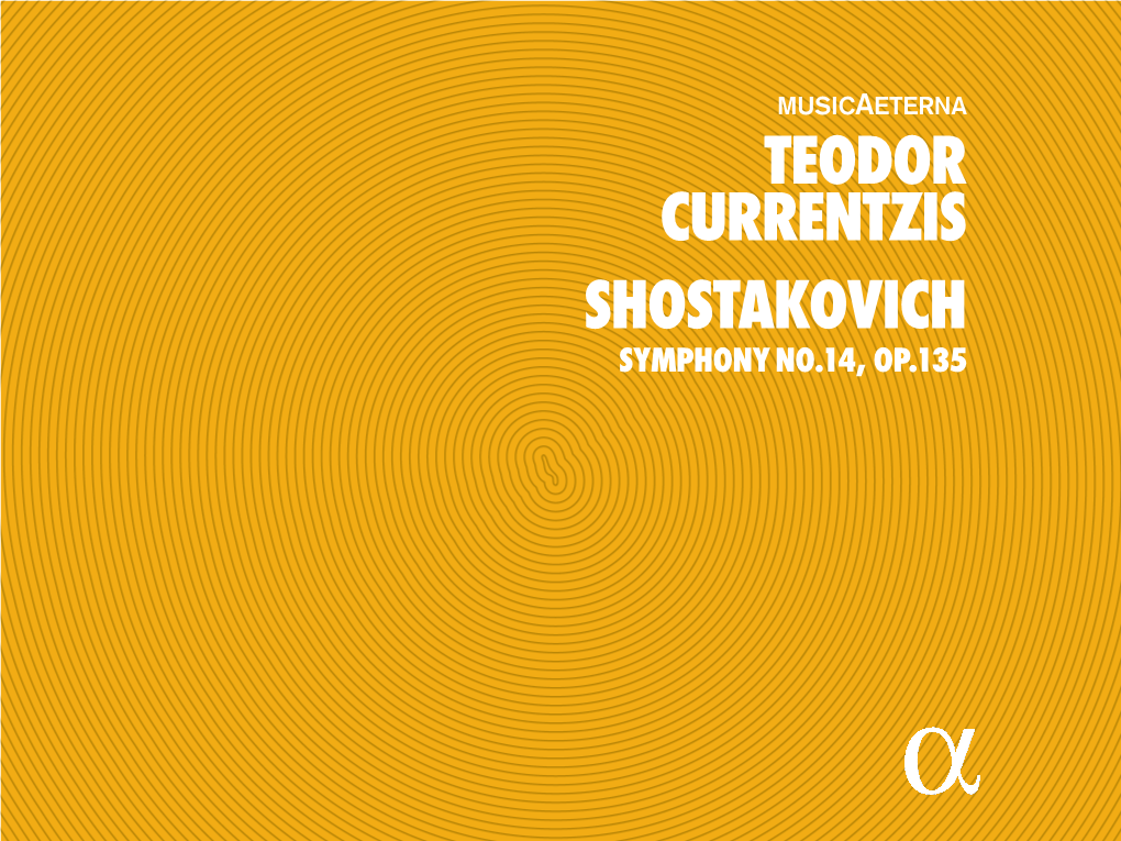 Teodor Currentzis Shostakovich