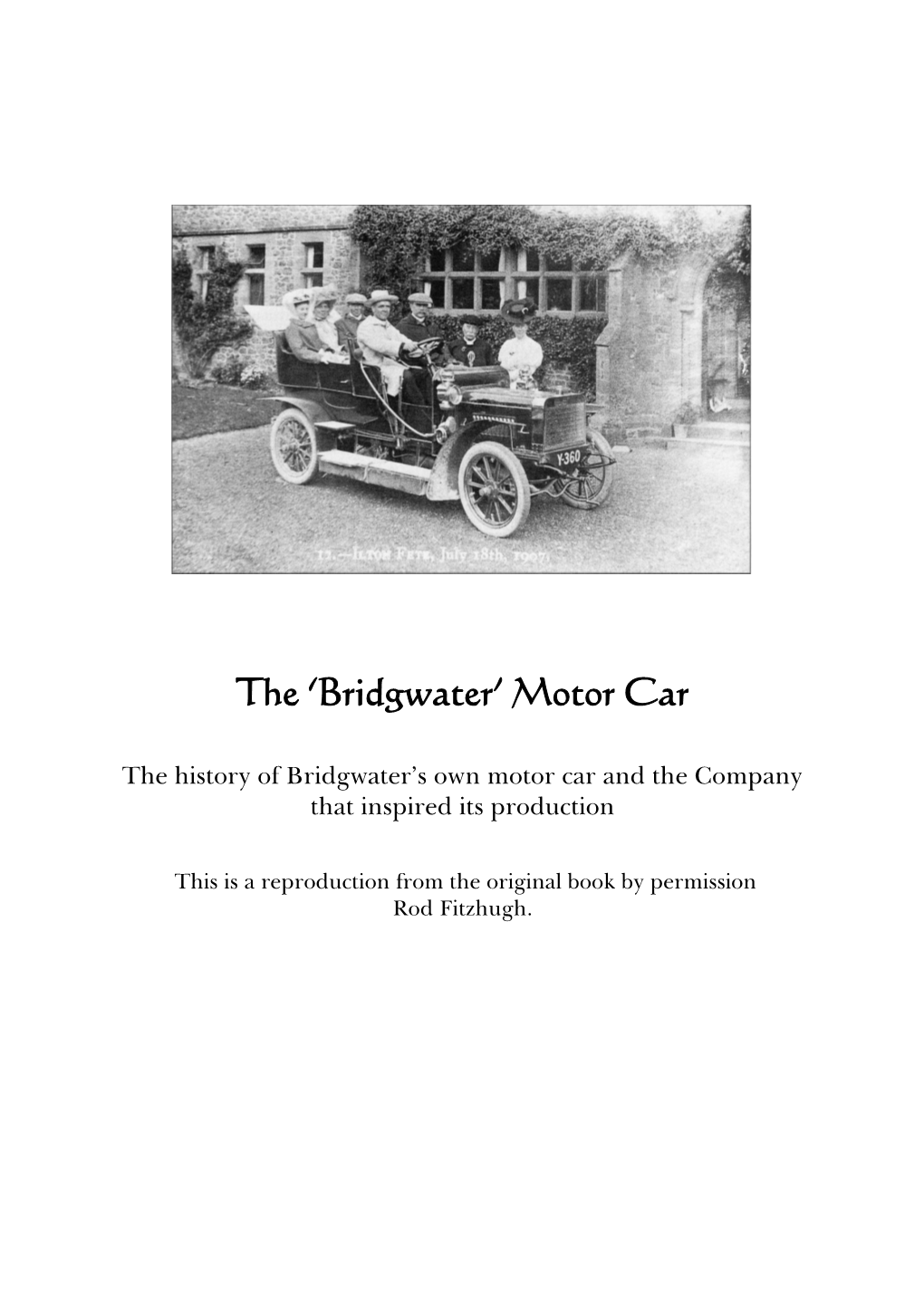 The 'Bridgwater' Motor