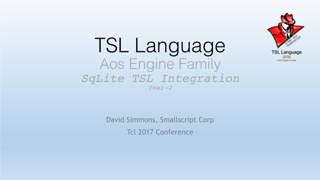 TS-Lang Talks