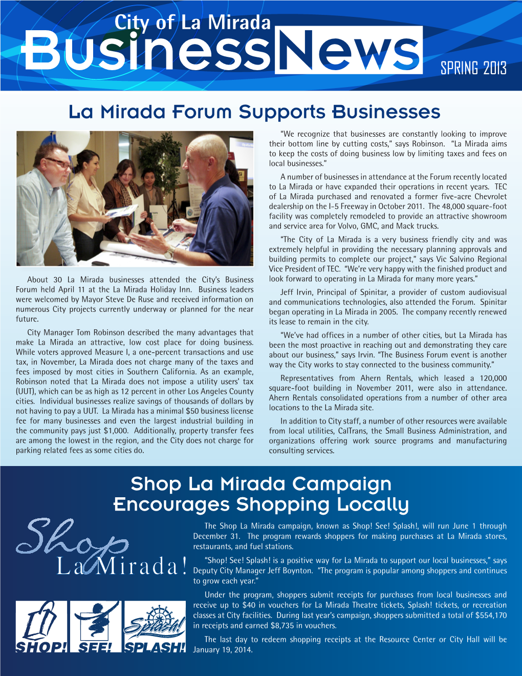 City of La Mirada La Mirada Forum Supports Businesses Shop La