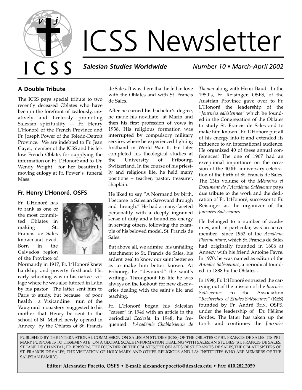 ICSS Newsletter