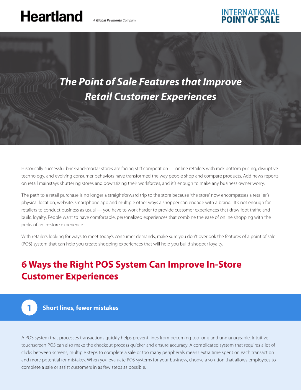 The Point of Sale Features That Improve Retail Customer Experiences