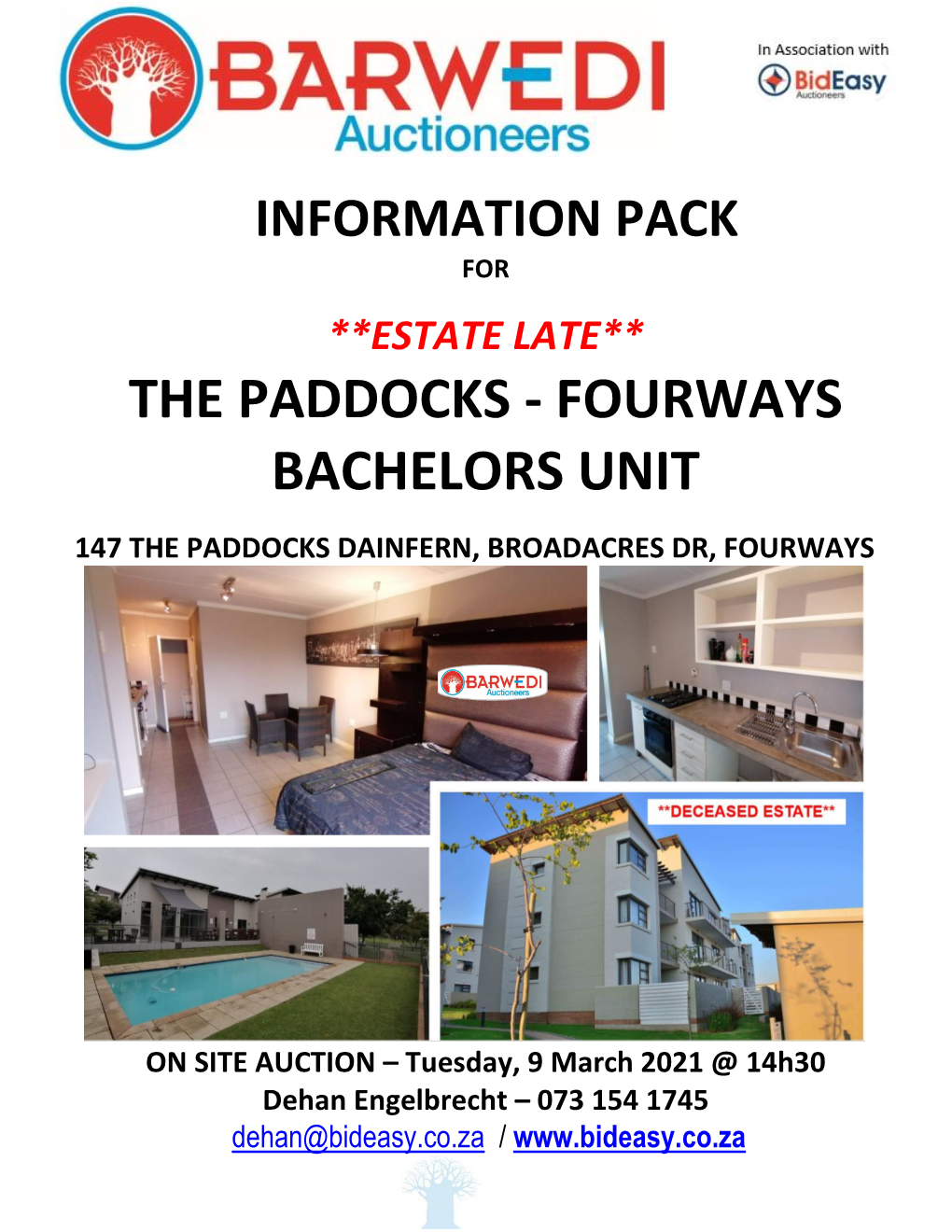 The Paddocks - Fourways Bachelors Unit