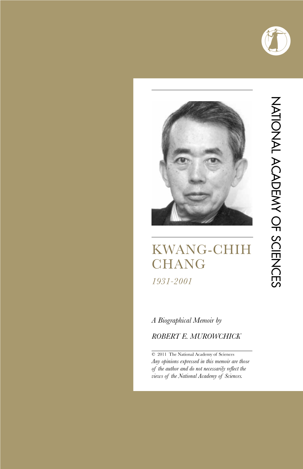 Kwang-Chih Chang 1931-2001