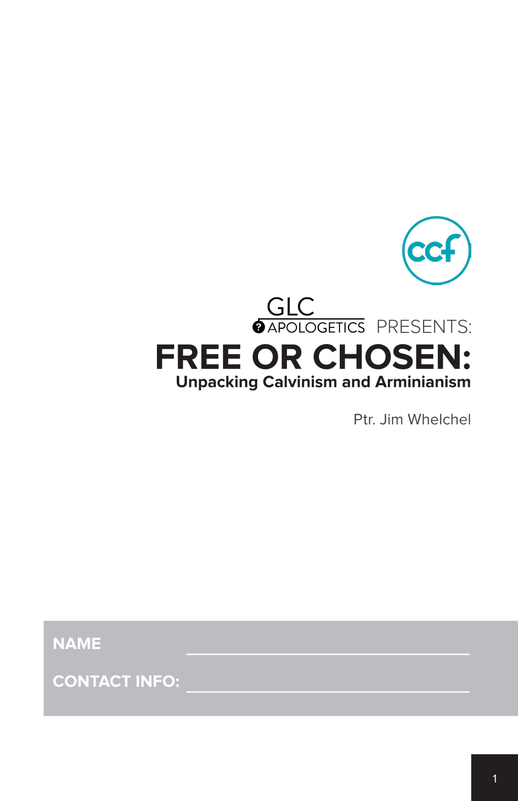 FREE OR CHOSEN: Unpacking Calvinism and Arminianism