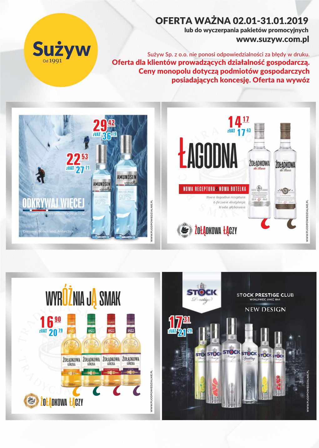 OFERTA WAŻNA 02.01-31.01.2019 Lub Do Wyczerpania Pakietów Promocyjnych