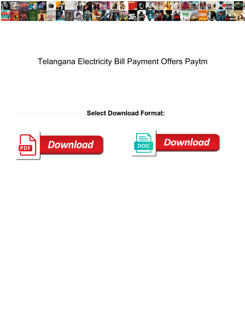 Telangana Electricity Bill Payment Offers Paytm