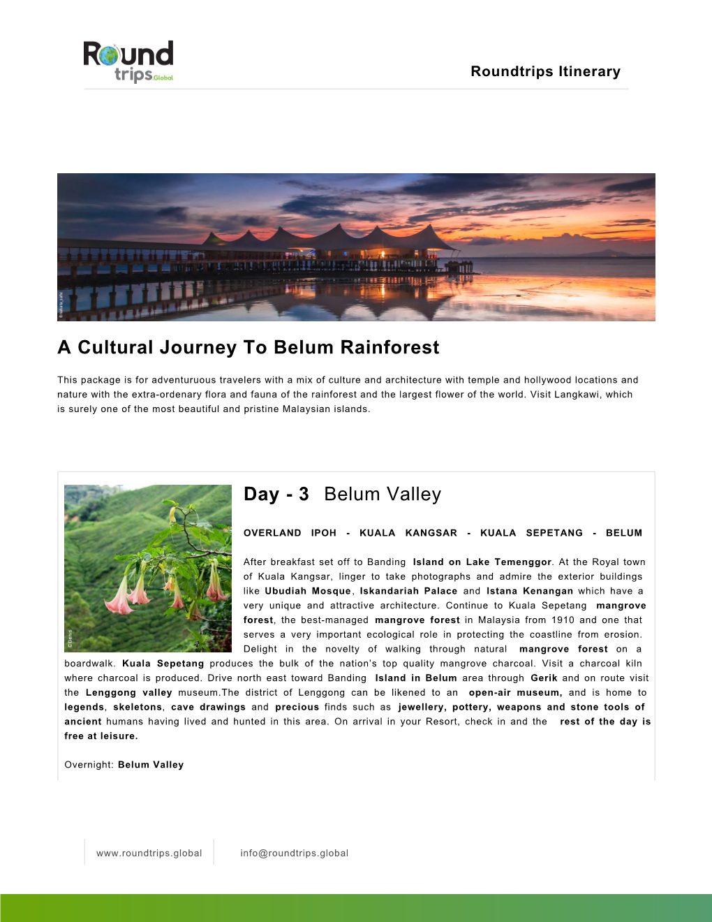 A Cultural Journey to Belum Rainforest