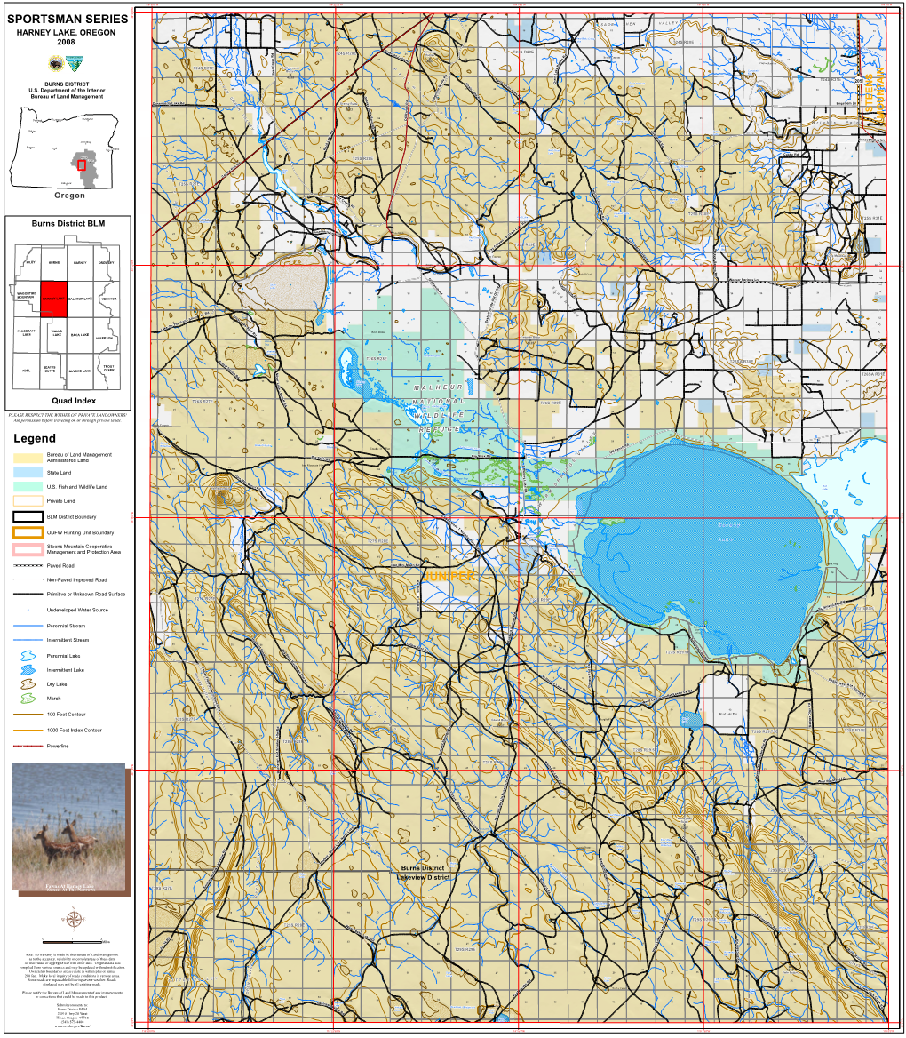 OREGON Schmidt Ranch N R R E D K C S West Batts Camp R C a E N Lake E a T24S R30E K L 2008