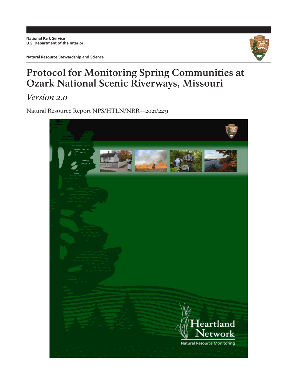 Protocol for Monitoring Spring Communities at Ozark National Scenic Riverways, Missouri Version 2.0