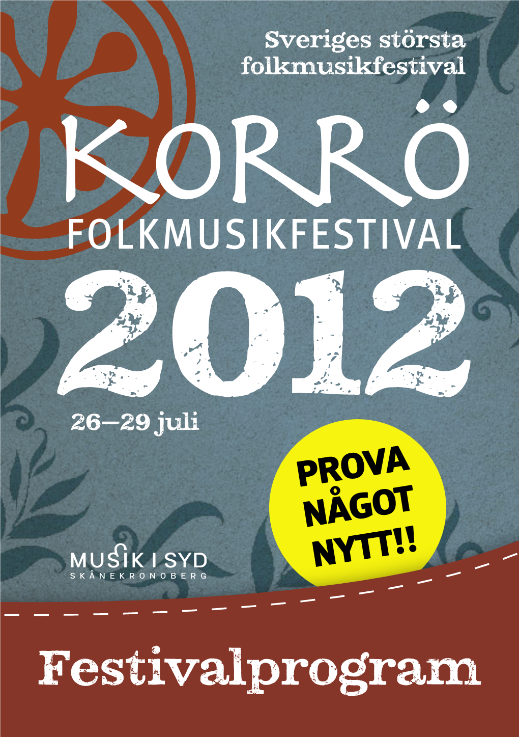 Festivalprogram Korrö Folkmusikfestival
