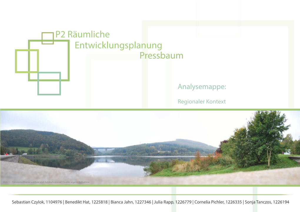 P2 Räumliche Entwicklungsplanung Pressbaum