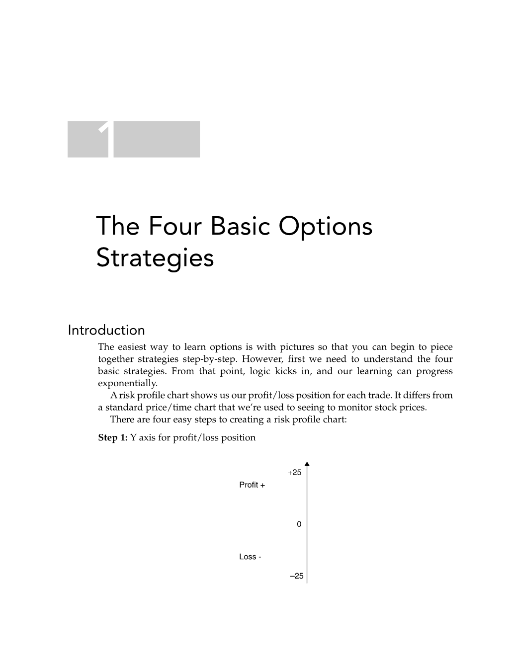 The Four Basic Options Strategies