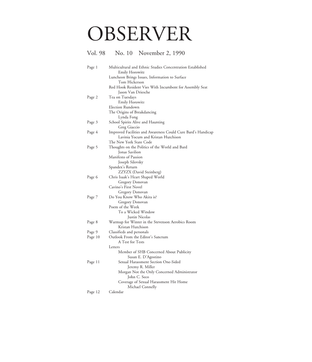 OBSERVER Vol