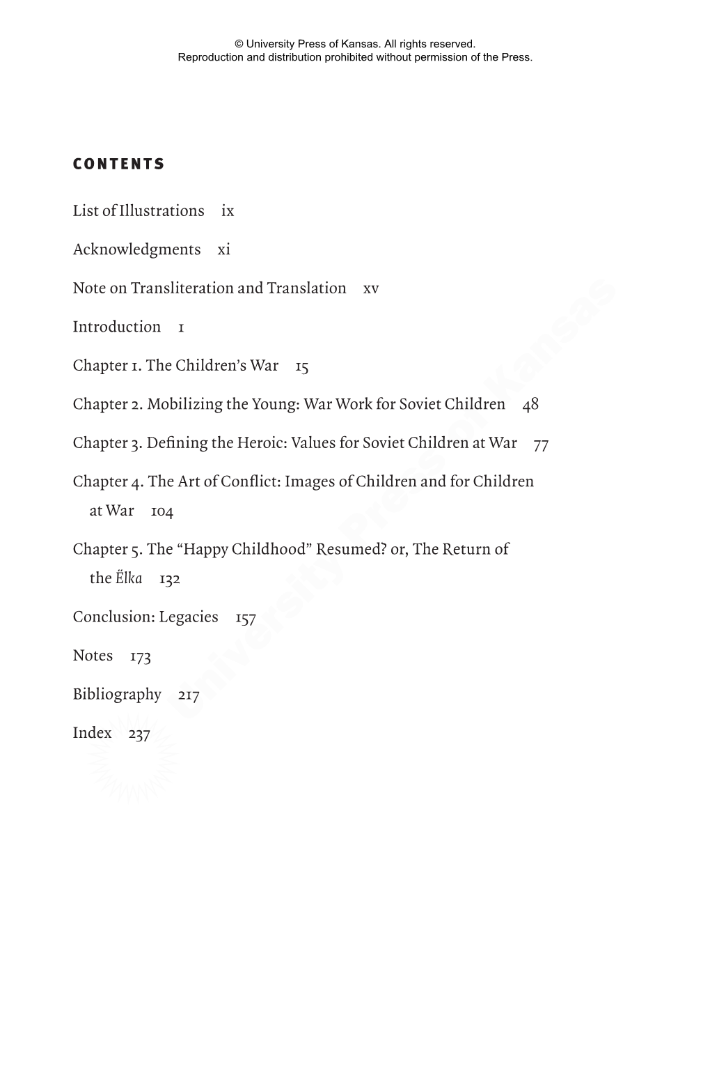 List of Illustrations Ix Acknowledgments Xi Note On