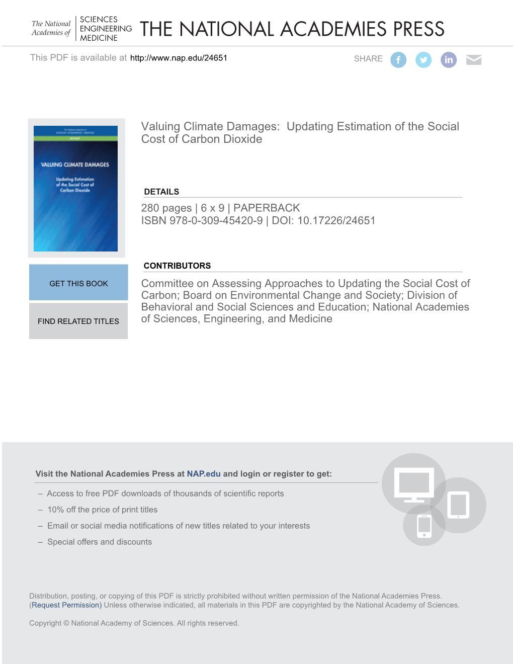 Updating Estimation of the Social Cost of Carbon Dioxide