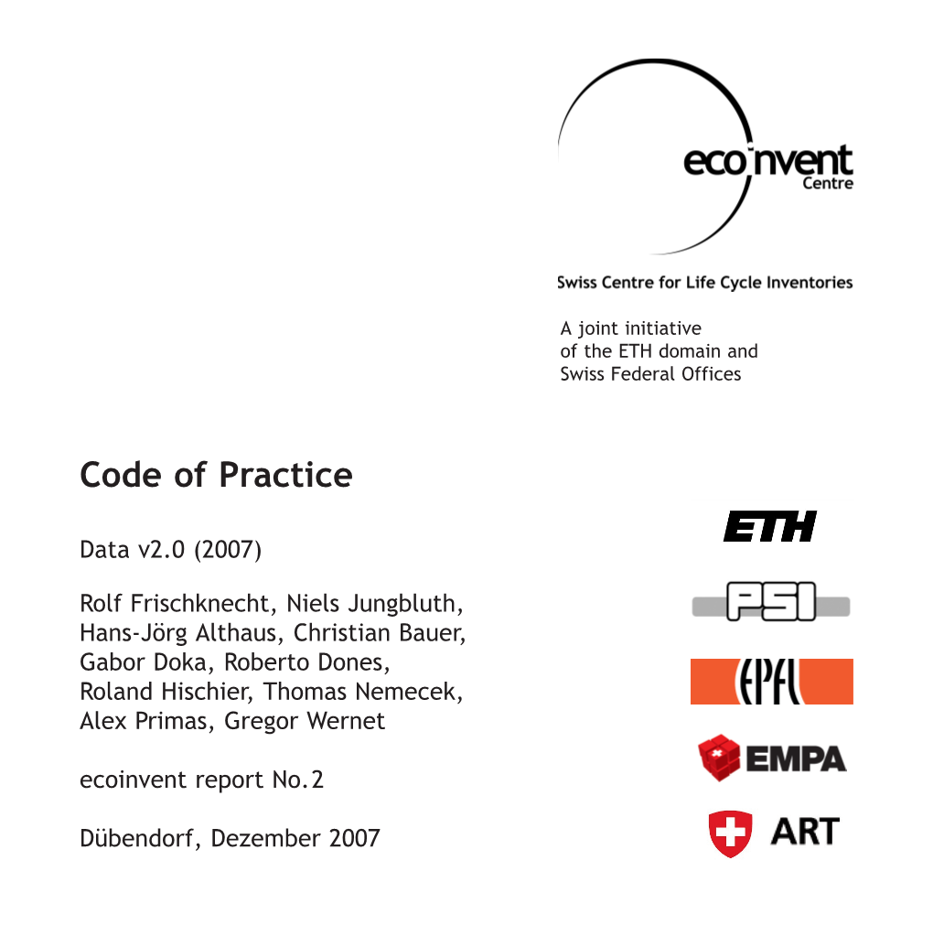 Code of Practice