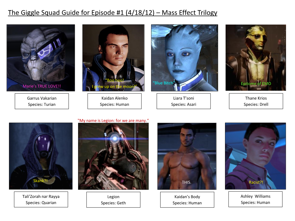 Mass Effect Trilogy