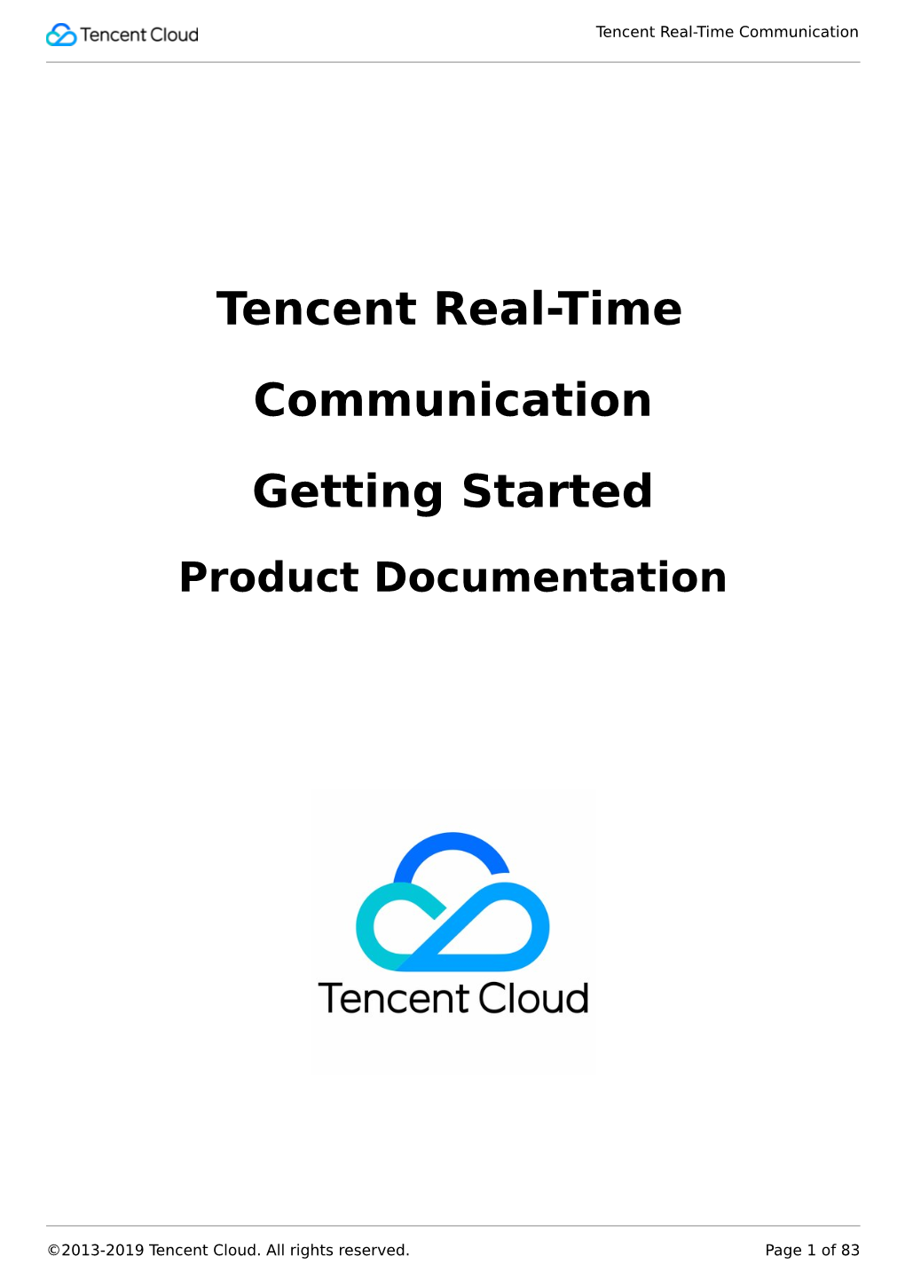 Tencent Real-Time Communication Getting Started