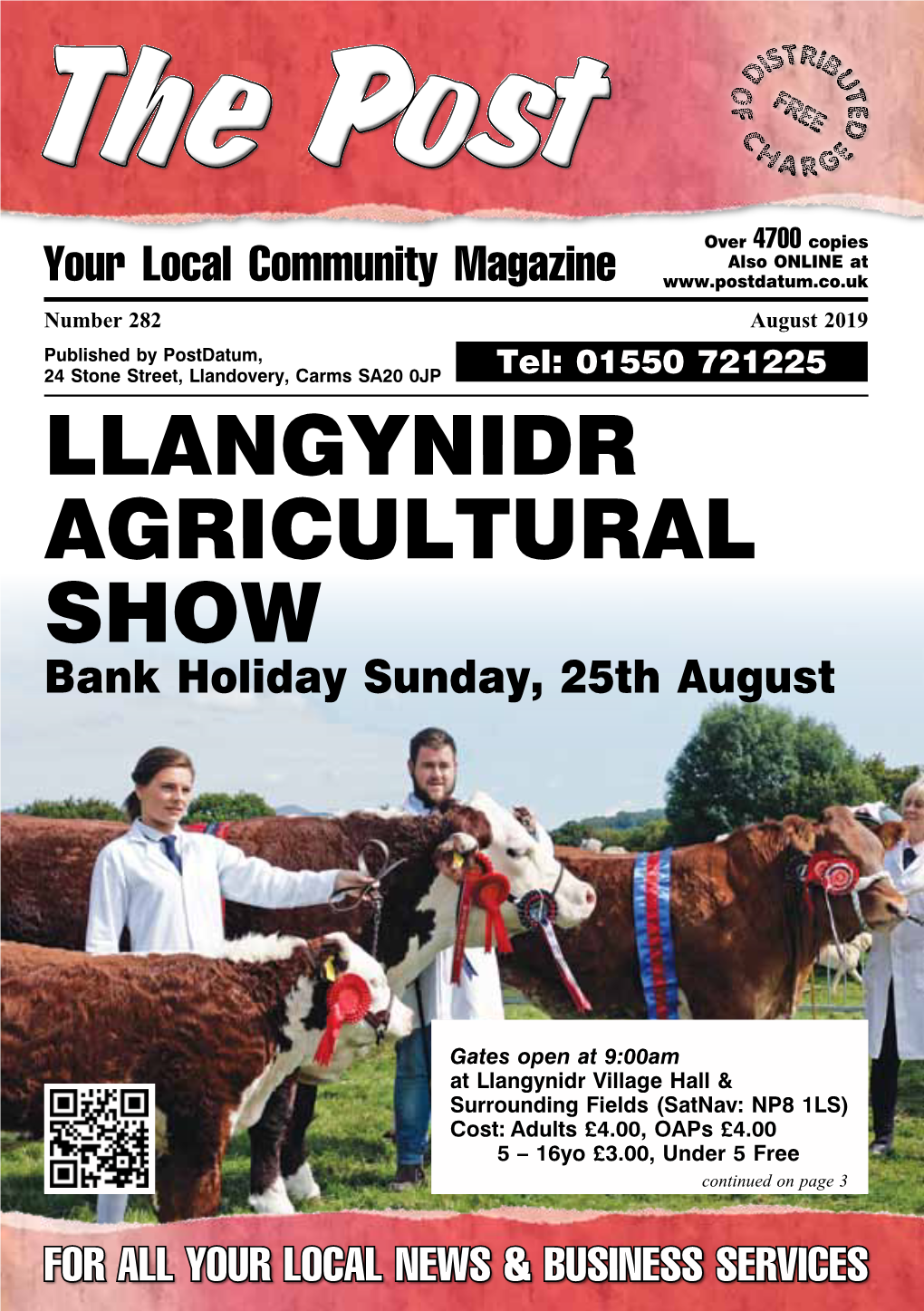 Llangynidr Agricultural Show Bank Holiday Sunday, 25Th August