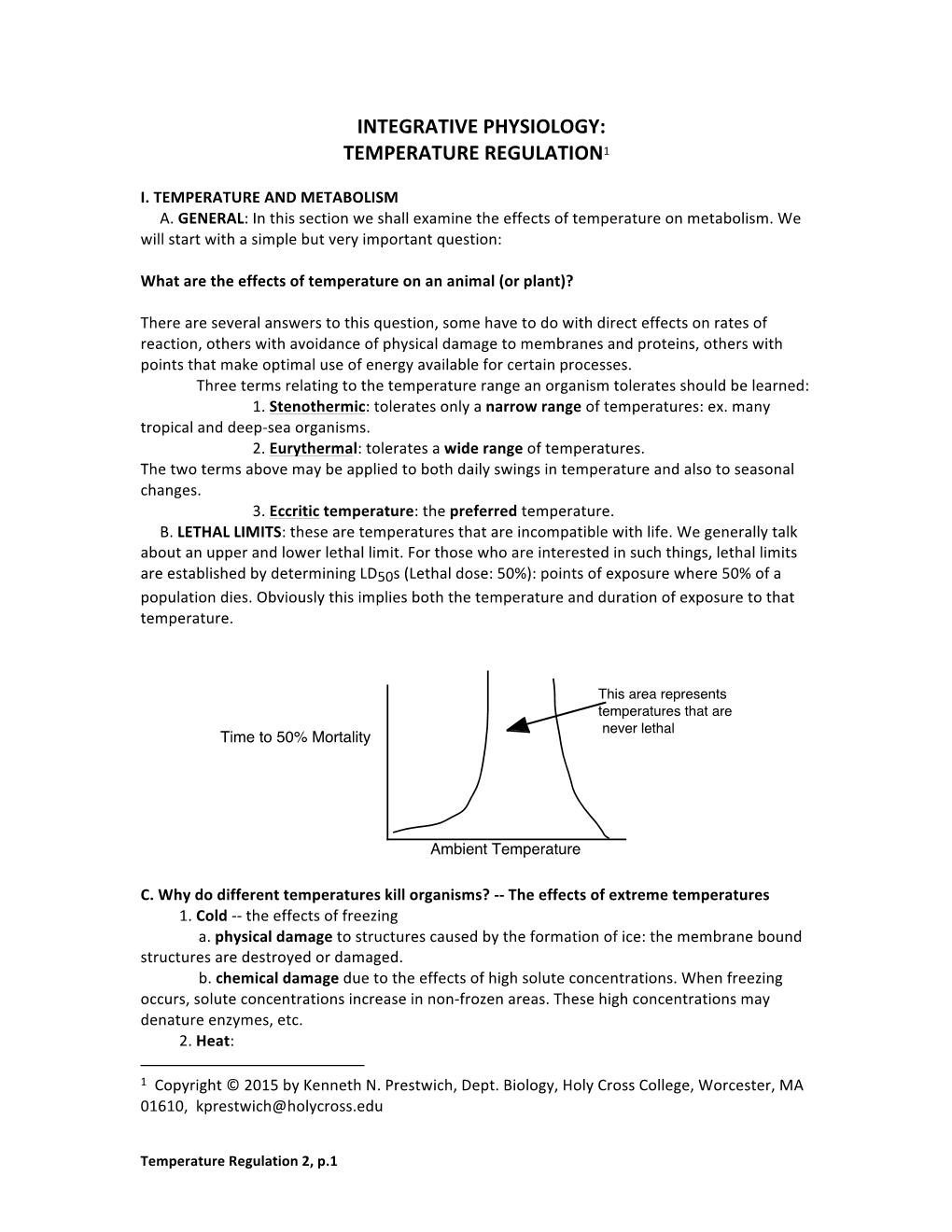 Euthermic Temperature Regulation