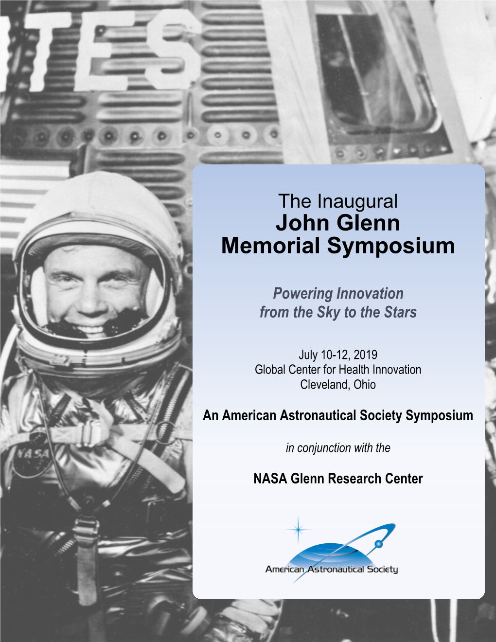 John Glenn Memorial Symposium