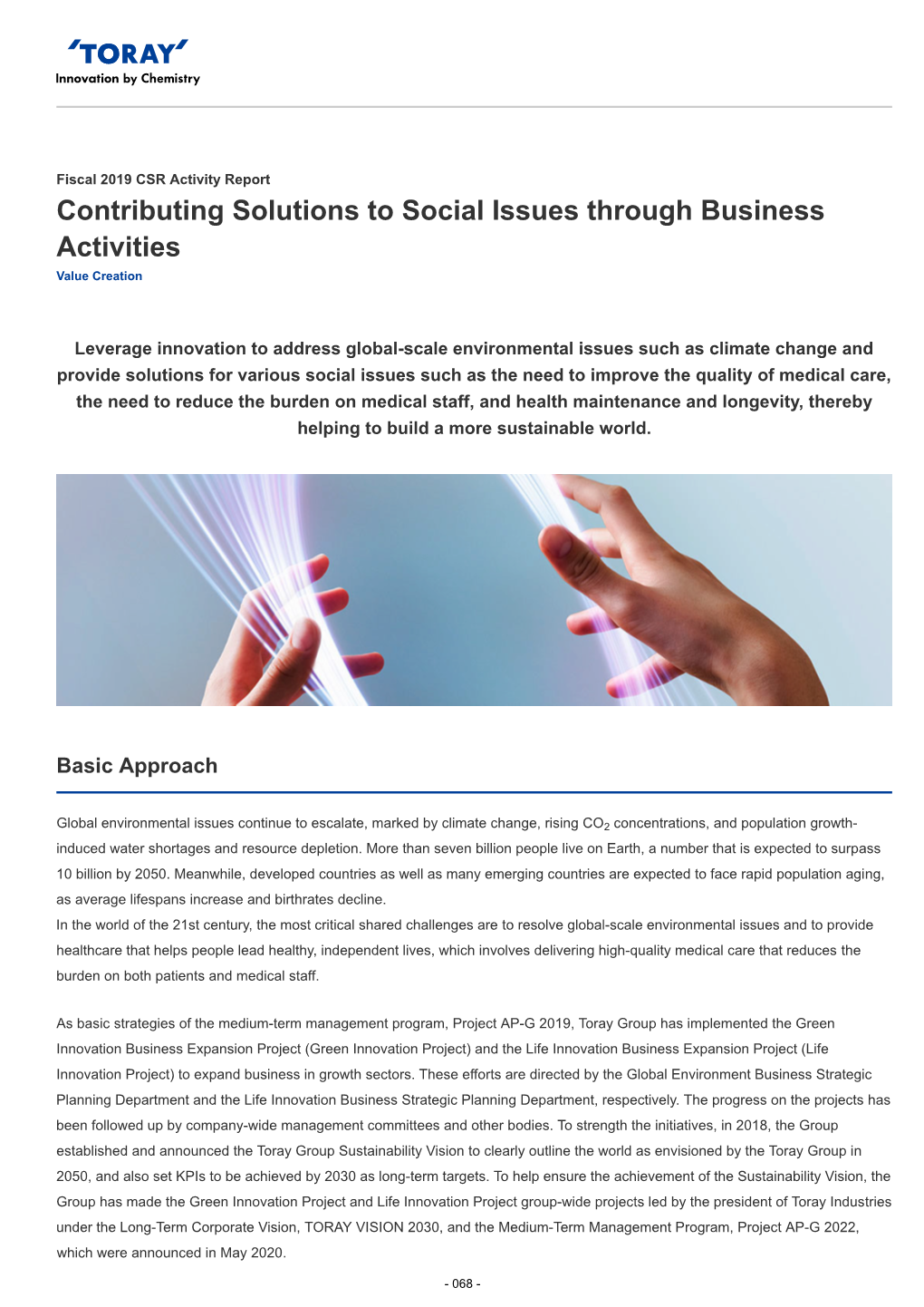 Contributing Solutions to Social Issues Through Business Activities